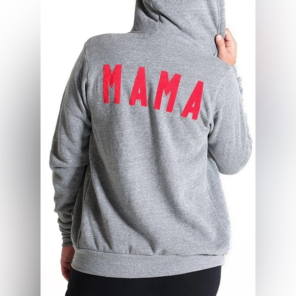 bun Tops - Bun Maternity Grey Mama Hoodie size small NWT